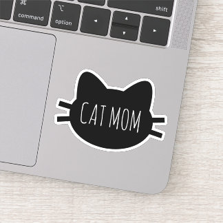 CAT MOM Vinyl Cut Custom Sticker