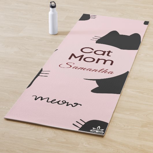 Cat-Mom Yogamat (In situ)
