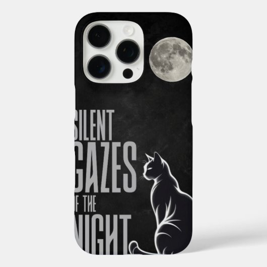 Cat & Moon esthetische iPhone-hoesje" Case-Mate iPhone Case (Achterkant)