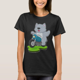 Cat Motorfiets T-shirt