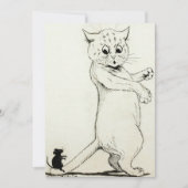 Cat & Mouse by Louis Wain Bedankkaart (Voorkant)