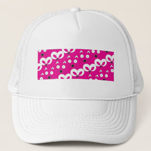 Cat Mouse Patroon Hot Pink Trucker Pet