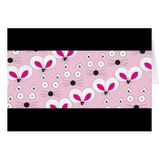 Cat Mouse Pattern roze