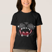 Cat Mouth Dark Tri-Blend Shirt (Voorkant)