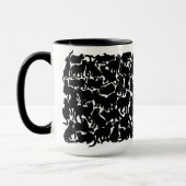 Cat Mug Coffee Coupe Cool Amoureux des chats Art C (Gauche)