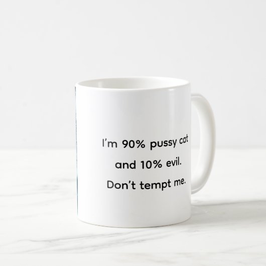 Cat Mug, Morning Mood, Funny Mug (Devant droit)