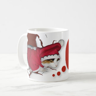 Cat Mug Wishing Merry Christmas Koffiemok
