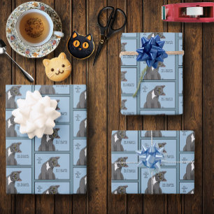 Cat Mum Adoption Moederdag Inpakpapier Vel