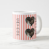 Cat Mum deux photo Mug (Devant droit)