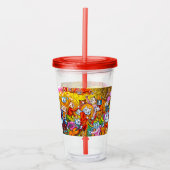 Cat Musical Band Acryl Drinkbeker (Voorkant)