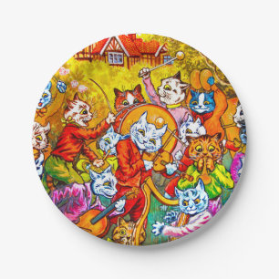 Cat Musical Band Papieren Bordje