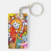 Cat Musical Band Sleutelhanger (achterkant)