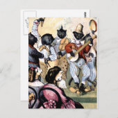 Cat Musicians Briefkaart (Voorkant / Achterkant)