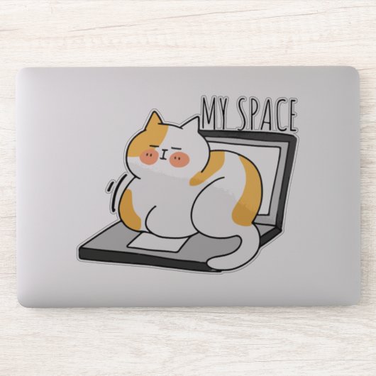 Cat My Space Sticker (Computer)
