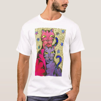 Cat N Stars T-shirt