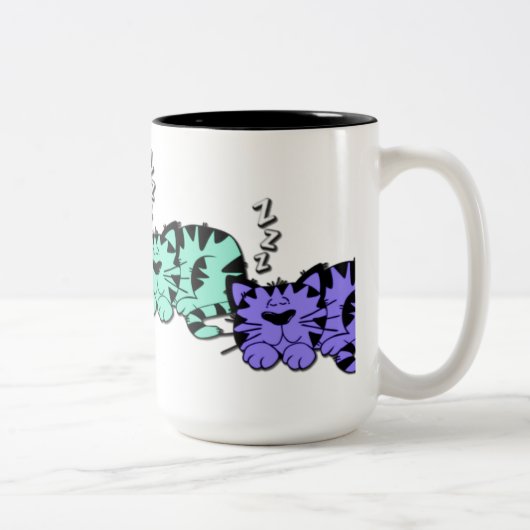 Cat Nap Amoureux de les chats Mug (Droit)