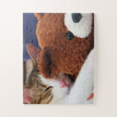 Cat Nap Teddy Legpuzzel (Verticaal)