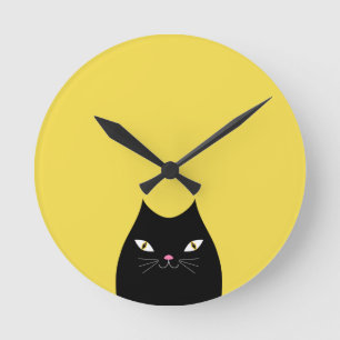 Cat Nap Time Ronde Klok