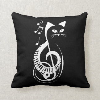 Cat Natuur Animal Music Piano Fan Kussen