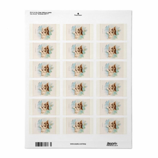 Cat Next Door by Louis Wain Etiket (Full Sheet)