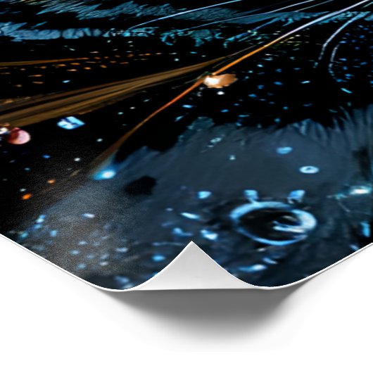 Cat Night Perfect Poster (Hoek)