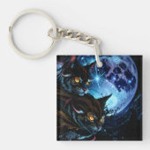 Cat Night Sleutelhanger (Voorkant)