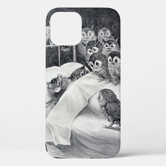 Cat Nightmare Owl Bird, Louis Wain Case-Mate iPhone Case (Achterkant)