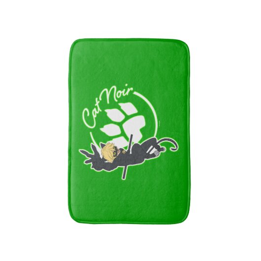 Cat Noir Badge Badmat (Voorkant Verticaal)
