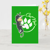 Cat Noir Badge Kaart (Gele Bloem)