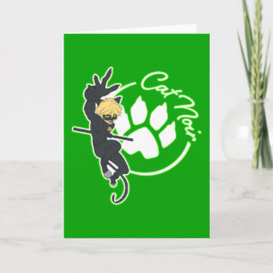 Cat Noir Badge Kaart