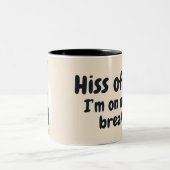 Cat noir café pause Mug (Centre)