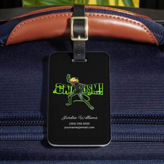 Cat Noir | Cataclysme Bagagelabel (Voorkant Insitu 2)