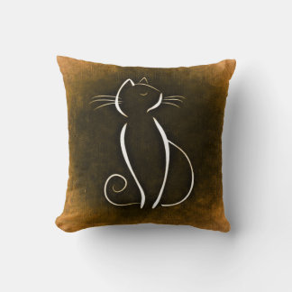 Cat Noir Coussin orange