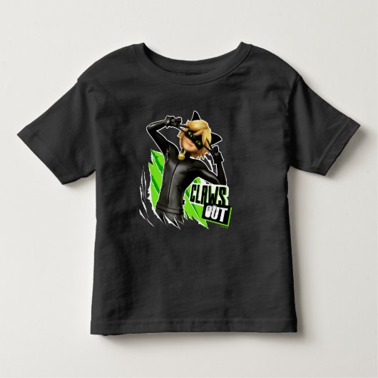 Cat Noir | Grafisch uitklapbaar Kinder Shirts (Voorkant)