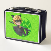 Cat Noir Green Badge (Achterkant)