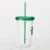 Cat Noir Green Badge Acryl Drinkbeker (Rechts)