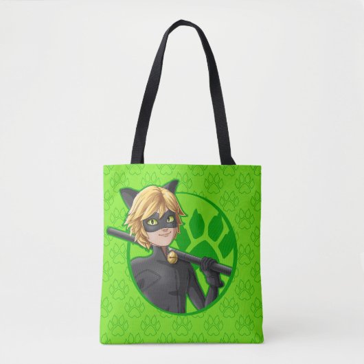 Cat Noir Green Badge Draagtas (Voorkant)