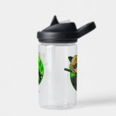 Cat Noir Green Badge Waterfles (Links)