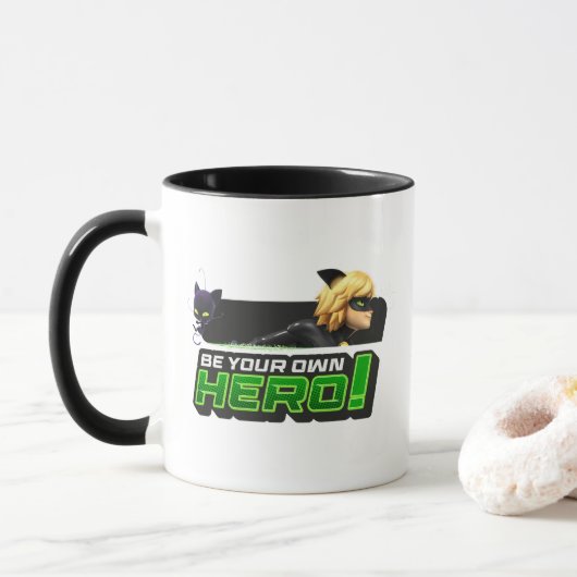 Cat Noir | Wees je eigen held Mok (Met donut)