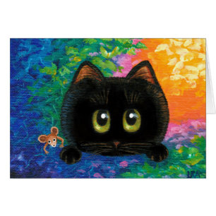 Cat noir Whimsical Créationarts