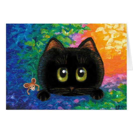 Cat noir Whimsical Créationarts (Devant Horizontal)