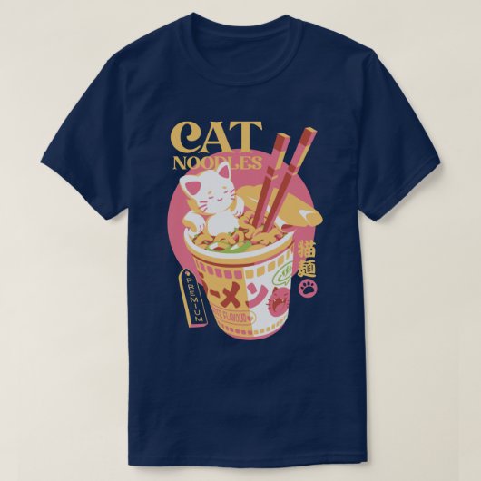 Cat Noodles T-shirt (Design voorkant)