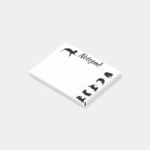 Cat Notes Post het Pad (Schuin)