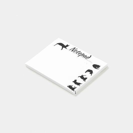 Cat Notes Post het Pad (Schuin)