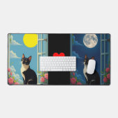 Cat Nuit et jour SkinDesk Mat (Clavier et souris)