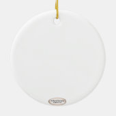 Cat Nurse Keramisch Ornament (Achterkant)