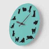 Cat O'Clock Clock Grote Klok (Hoek)