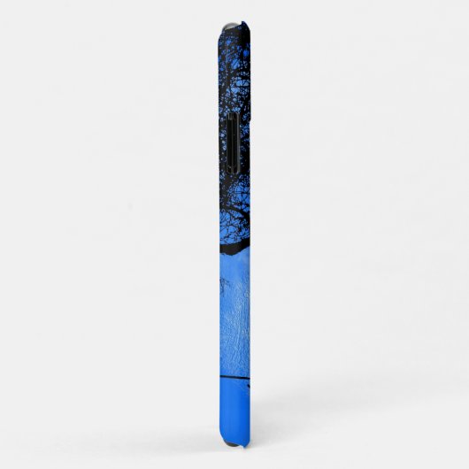 Cat on a Wire Blue Moon Case-Mate iPhone Case (Achterkant/rechts)