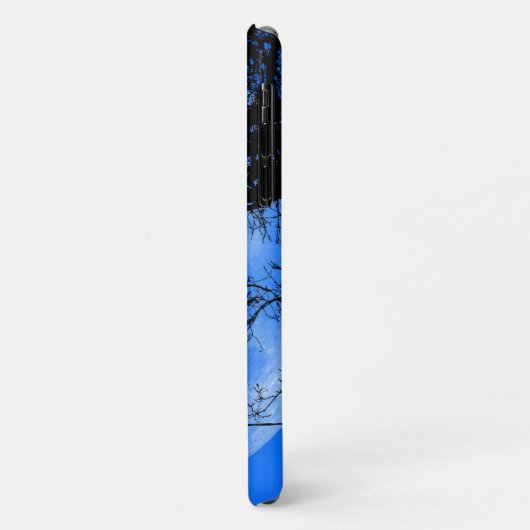 Cat on a Wire Blue Moon Case-Mate iPhone Case (Achterkant/links)