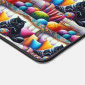 Cat on sofa and sweethings (Coin)